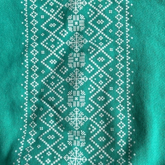 Baby Carter’s Green 9 Month Sweatshirt with White - Picture 2 of 4